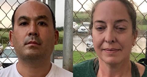 Wesley Moribe and Courtney Peterson mugshots