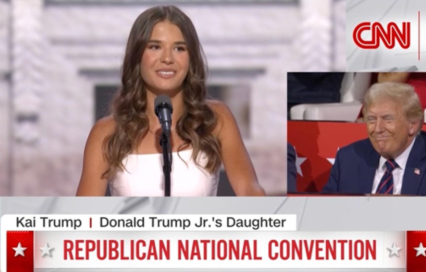 donald trump grand daughter kai trump rnc speech cnn