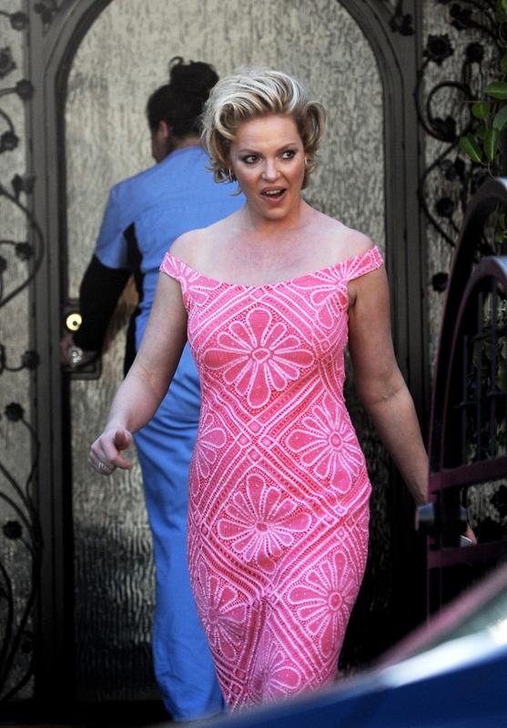 EXCLUSIVE Katherine Heigl spotted for the first time since giving birth in December