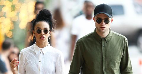 Exclusive… Robert Pattinson & FKA Twigs Walk Hand In Hand In Miami – ADD WEB FEES