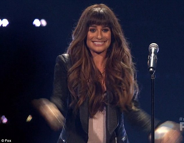 X factor lea michele