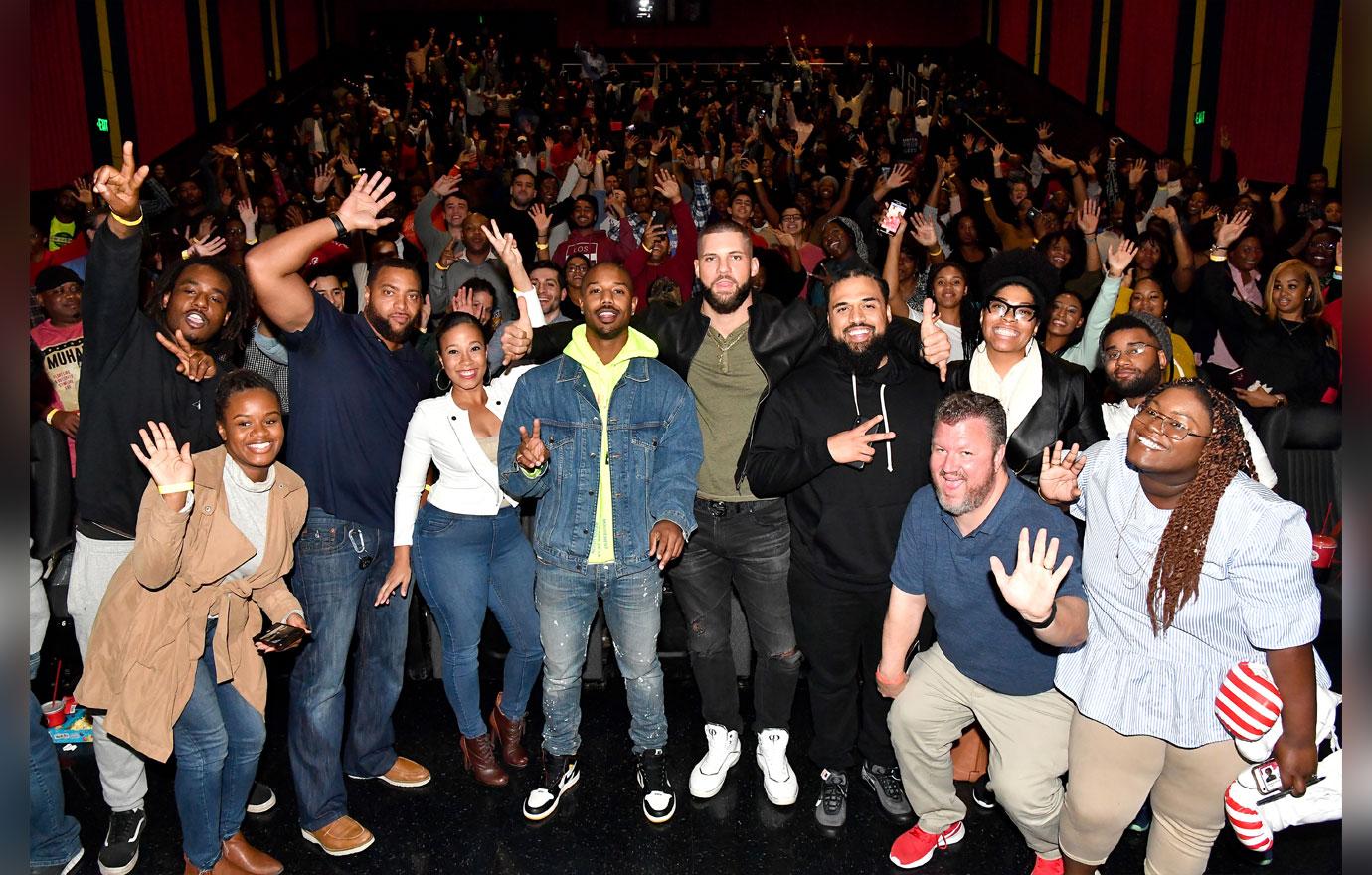 CREED II Stars Michael B. Jordan, Florian Munteanu, And Director Steven Caple Jr. Surprise Fans At Atlanta Screening