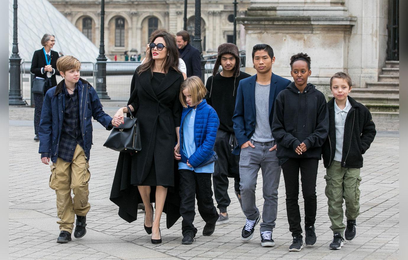 Angelina Jolie Sighting in Paris