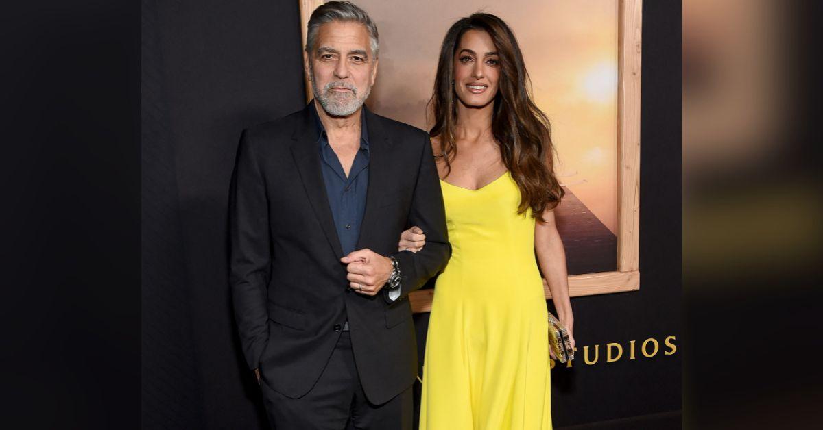 Image of George Clooney celebrated his birthday in St. Tropez.