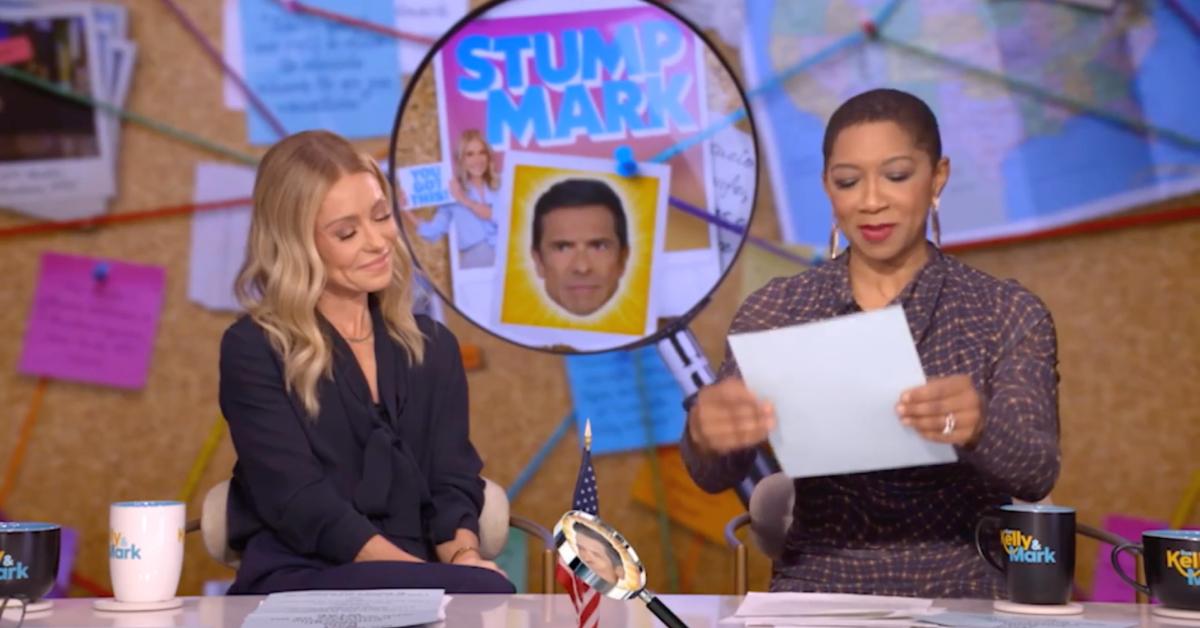 Image of 'Live' emcee Déjà Vu was successful during the show's 'Stump Mark' segment.