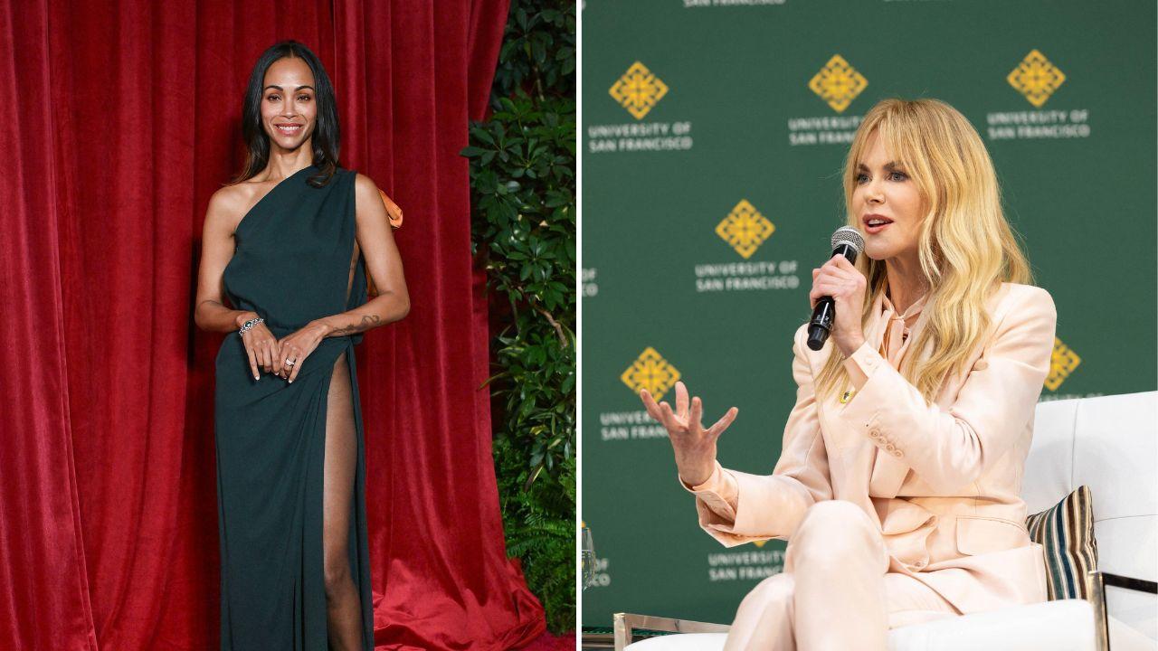 Image of Zoe Saldaña and Nicole Kidman developed a close working relationship while navigating Taylor Sheridan’s complex scripts on 'Lioness.'