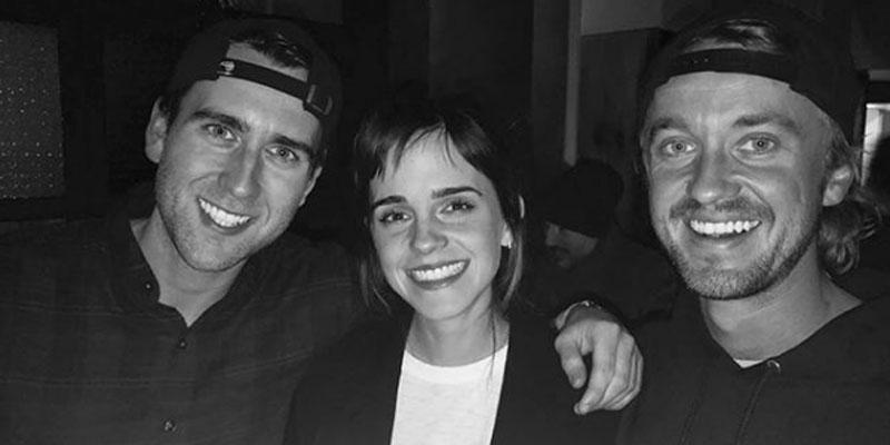 emma watson reunites harry potter co stars pic pp