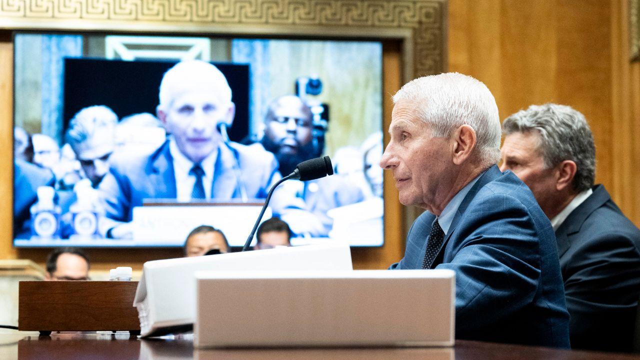 photo of Dr. Anthony Fauci plead the fifth over 100 times to avoid self-incrimination.