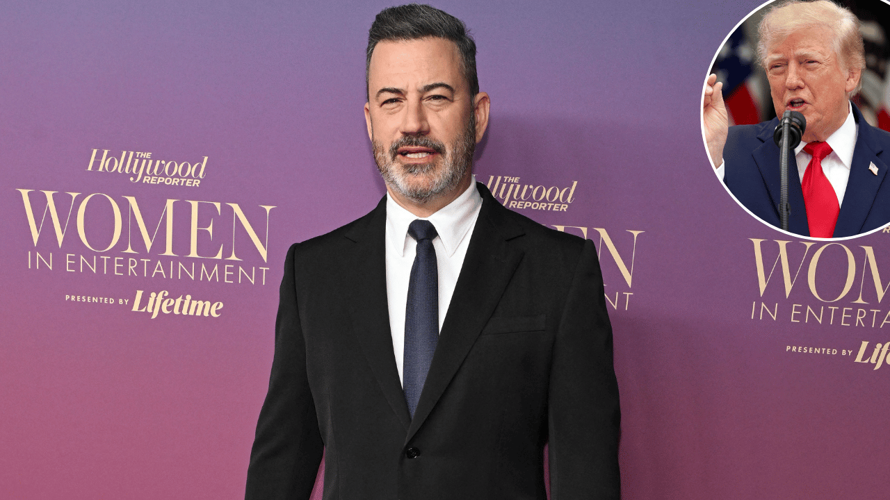 Image of Jimmy Kimmel mocked Donald Trump's word-association mastery.