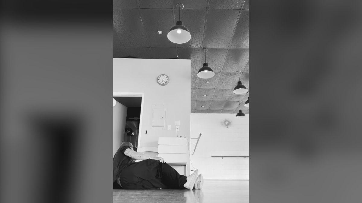 Photo of Cody Simpson included a video of himself falling in pain while rehearsing.