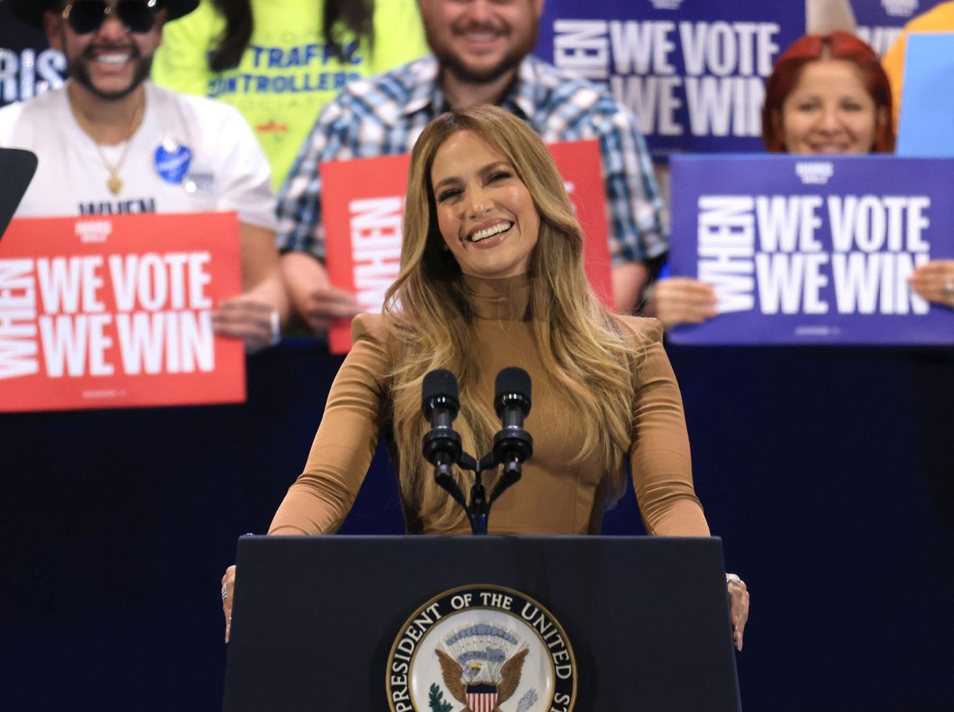 jennifer lopez donald trump offended latino puerto rico garbage rally