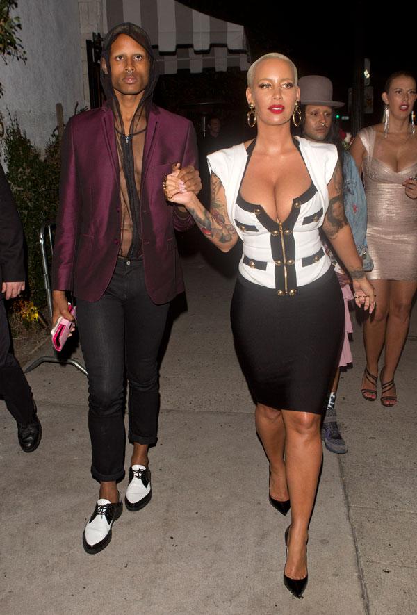 Amber rose kanye west