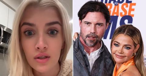 Composite photo of Sami Sheen, Aaron Phypers and Denise Richards