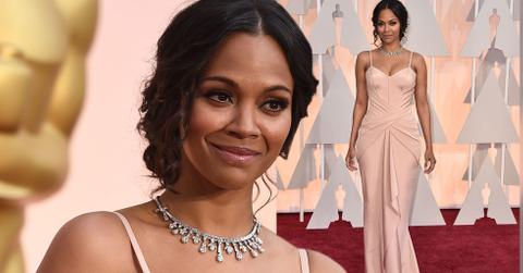 Zoe saldana 2015 oscars arrivals 10