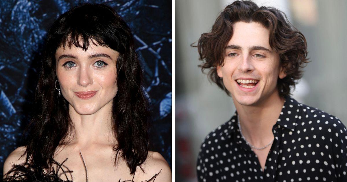 natalia dyer and timothee chalamet