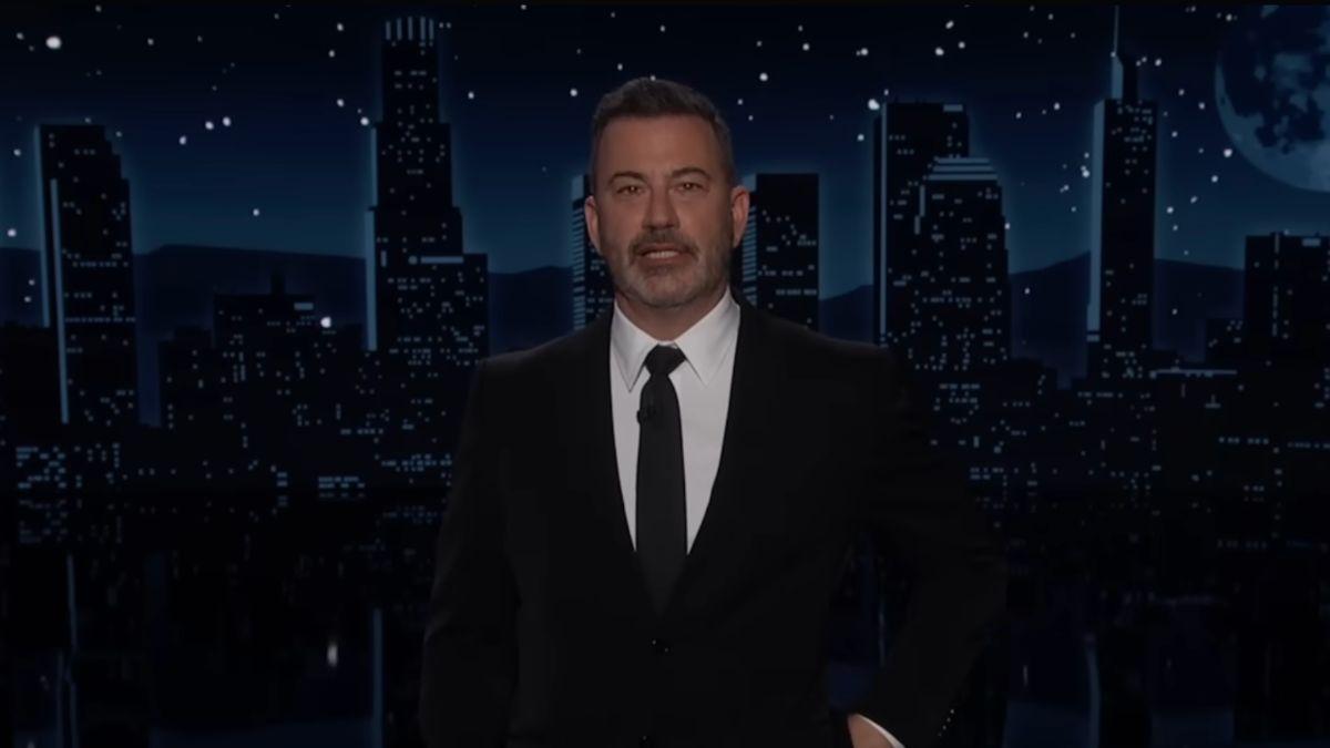 Image of Jimmy Kimmel questioned the administration’s airport strategy.