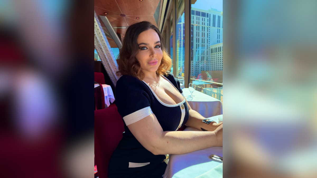 natasha nice turns heads in timeless black glam as fans call her stunning