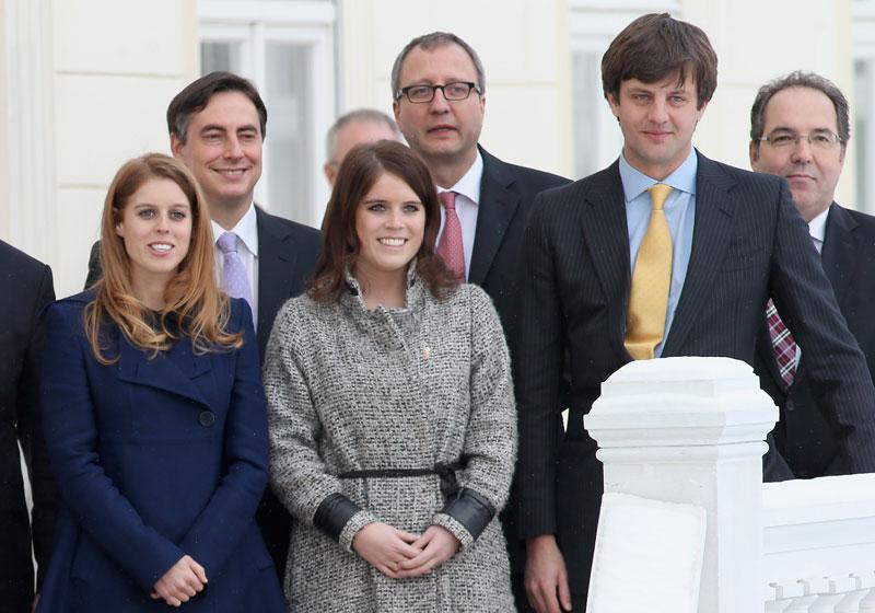 Princess Beatrice And Princess Eugenie Of York Visit Hanover During The GREAT Britain MINI Tour