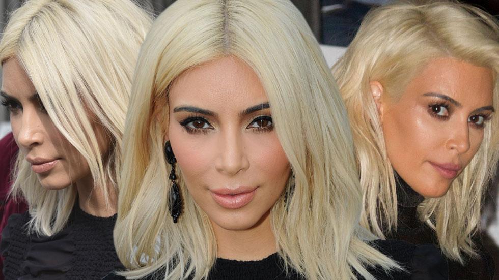 Kim kardashian blonde hair secrets