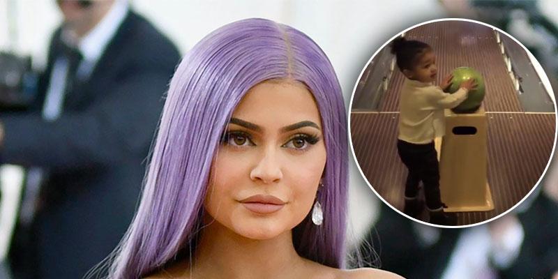 Kylie Jenner Shares Video Of Daughter Stormi Bowling