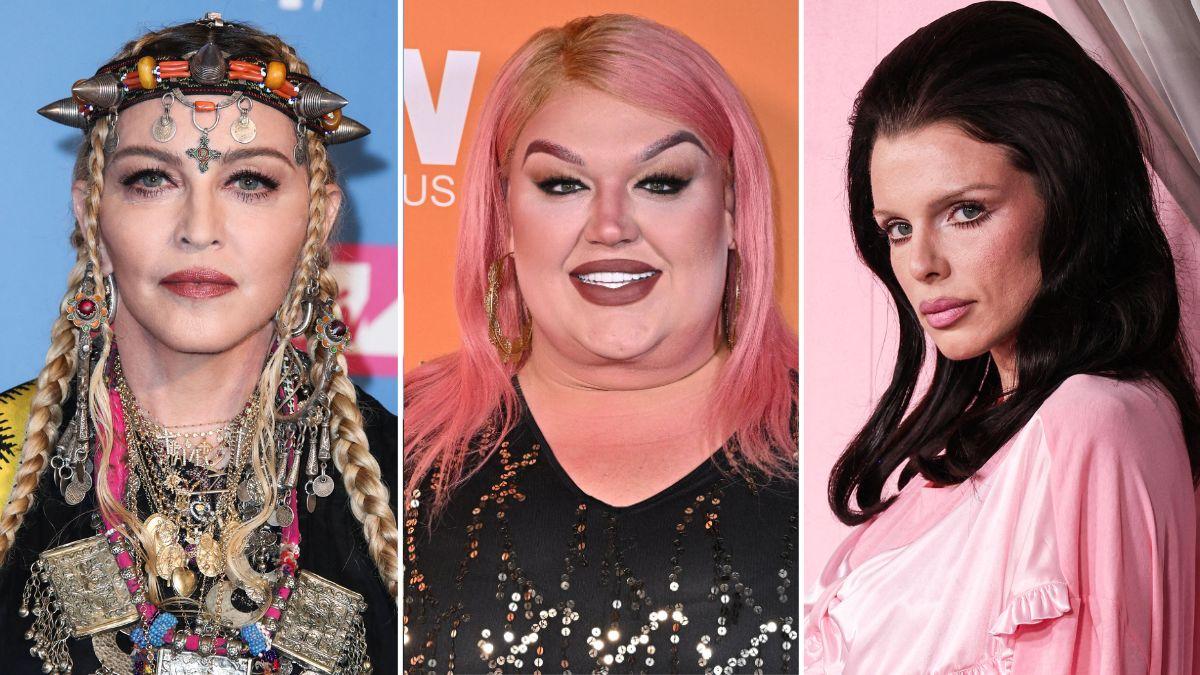 Image of Madonna hosted an album teaser event with Eureka and Julia Fox in attendance.