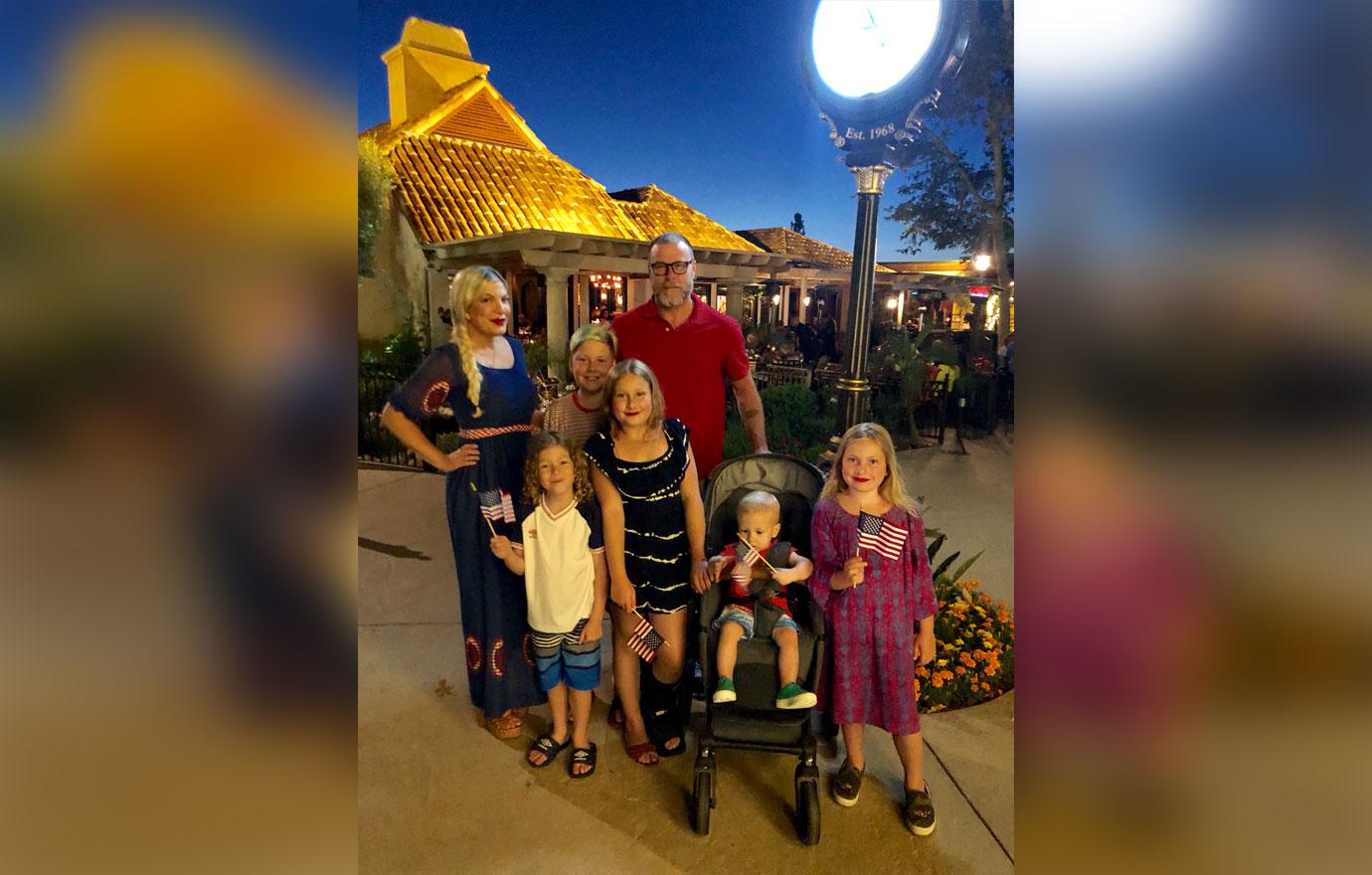 Tori spelling claims son stabbed by nails four seasons hotel 2