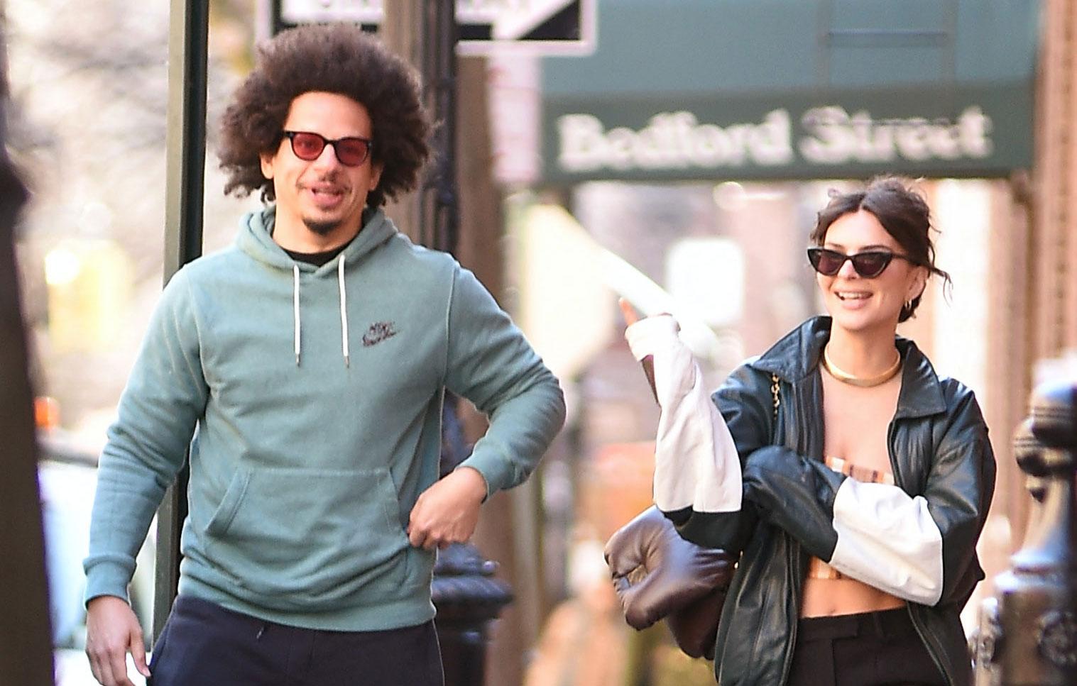 emily ratajkowski eric andre enjoy intimate dinner date