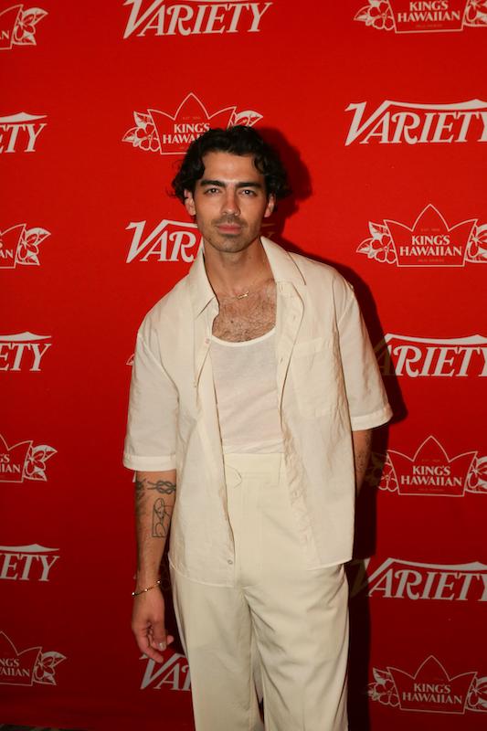 joe jonas at the variety studio presented by kings hawaiian day  at the st regis hotel on sunday september th  in toronto canada