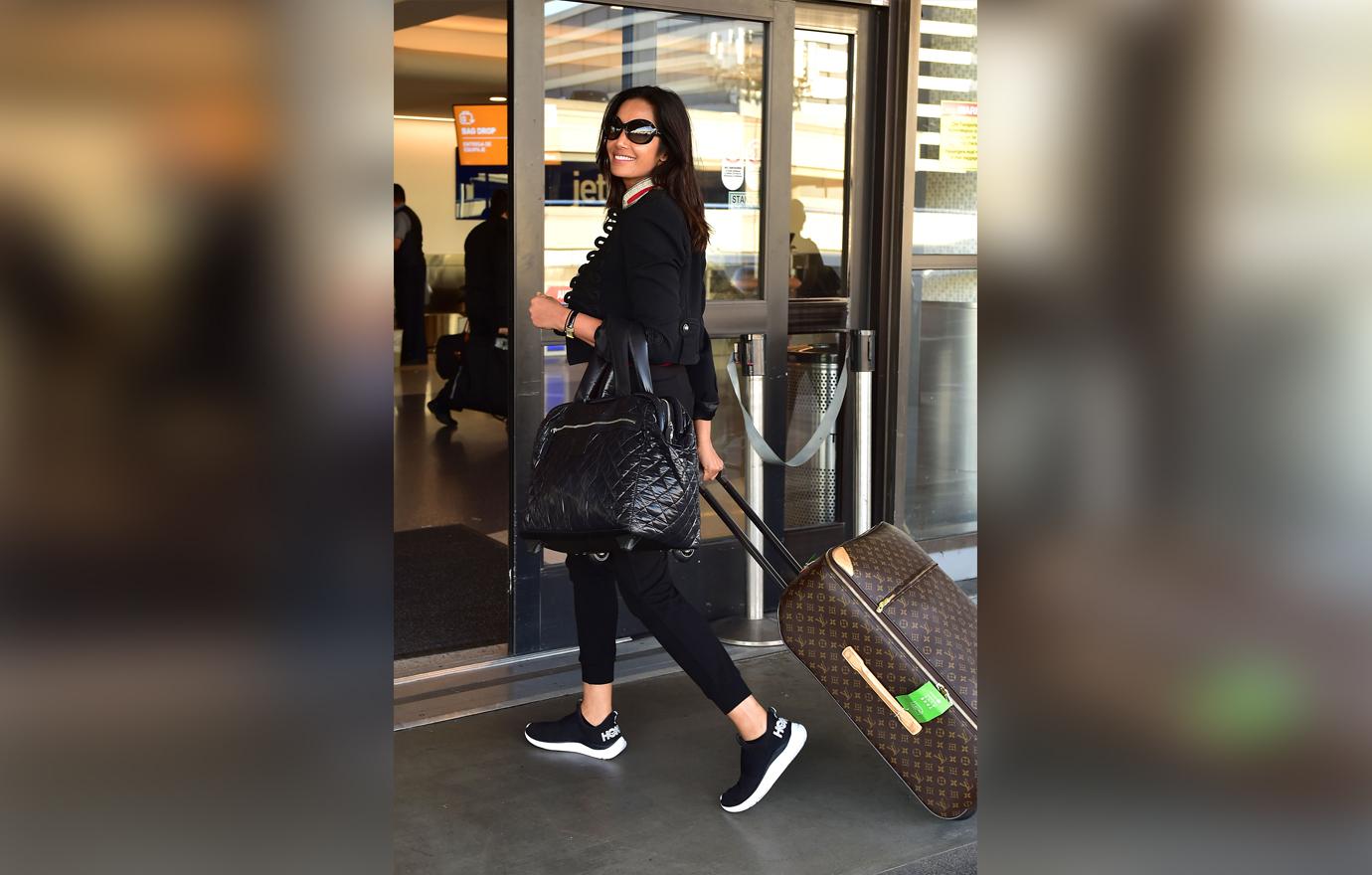 Padma Lakshmi Arriving at LAX Airport