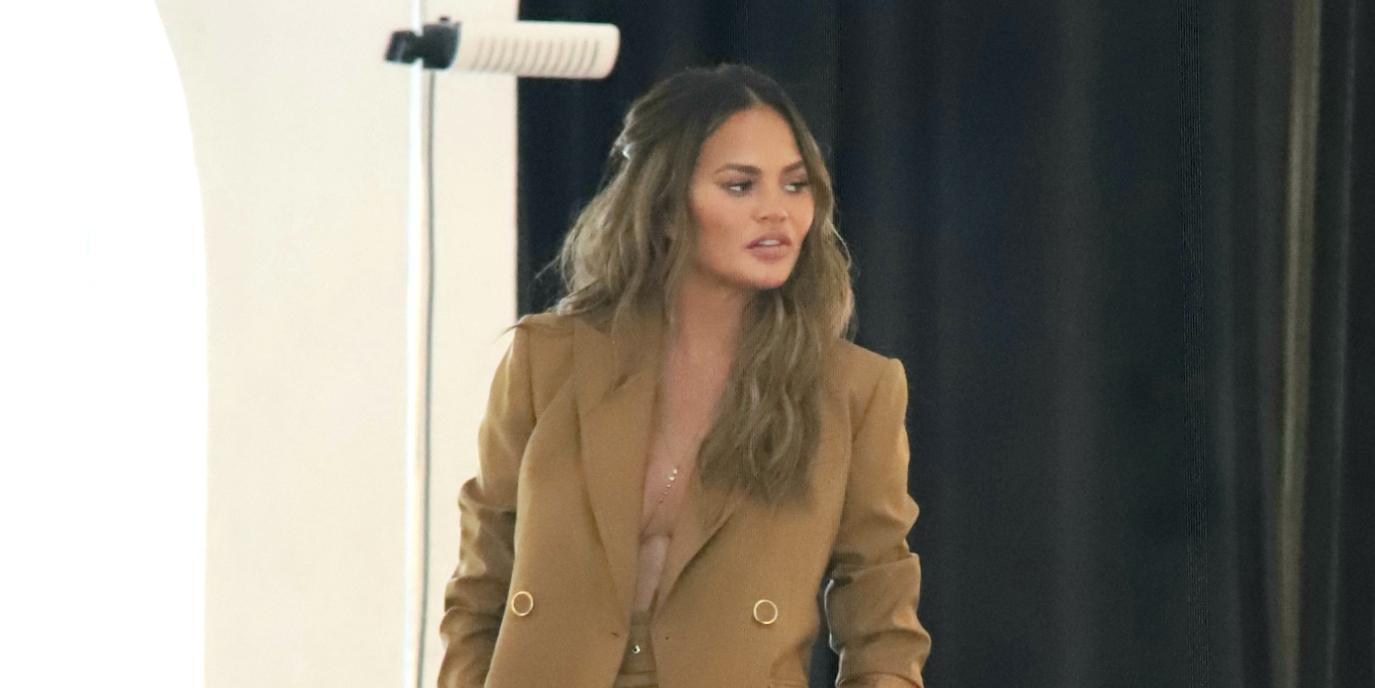 Chrissy Teigen takes the family out for some clothes shopping after announcing pregnancy