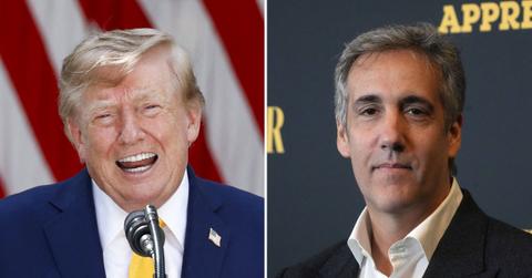 Photo of Donald Trump and Michael Cohen.