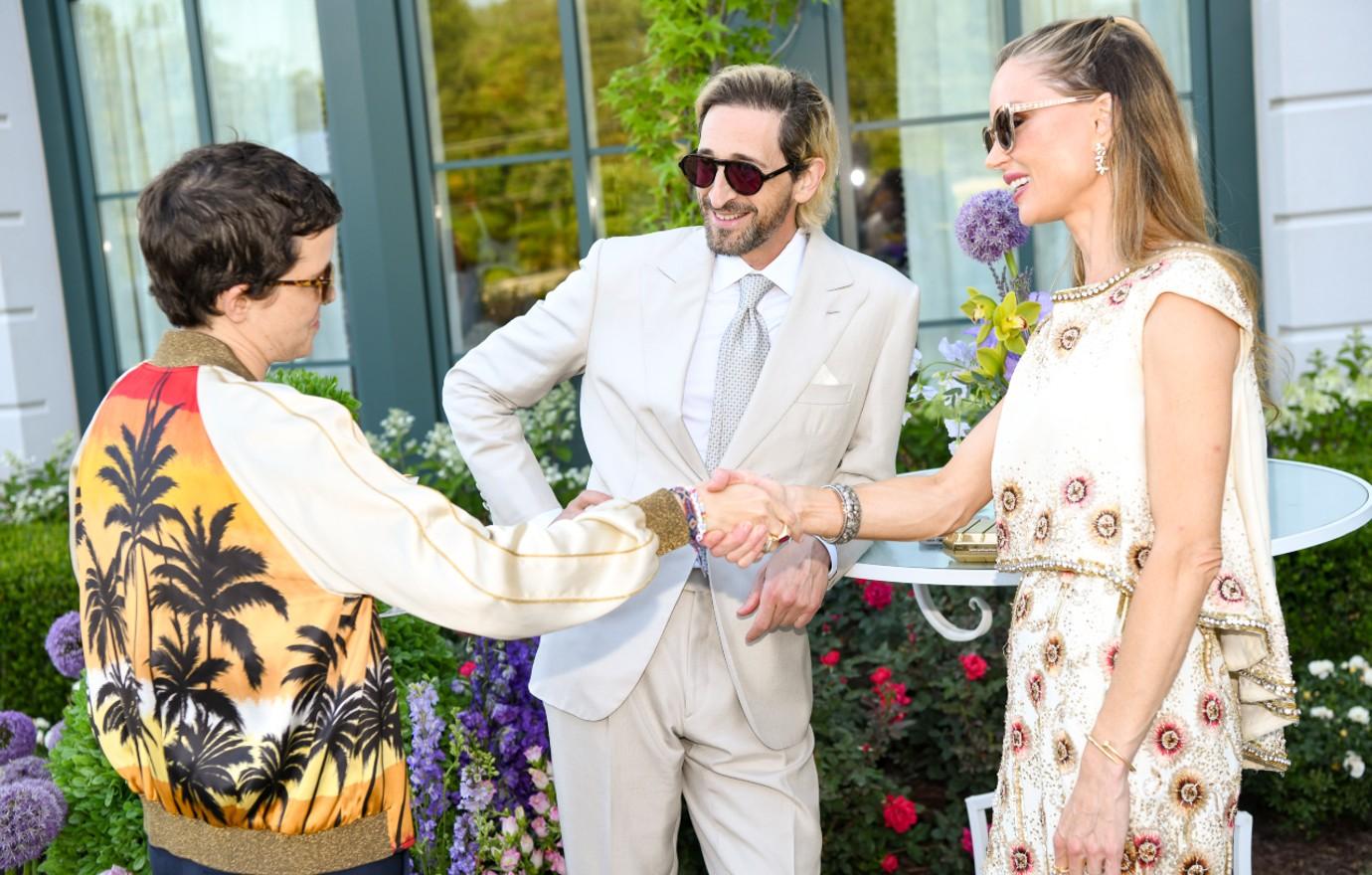 nemacolin summer solstice celebration welcome party samantha ronson adrien brody georgina chapman courtesy of bfa