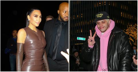 Kim Kardashian Has Pizza Filled Date Night With Pete Davidson