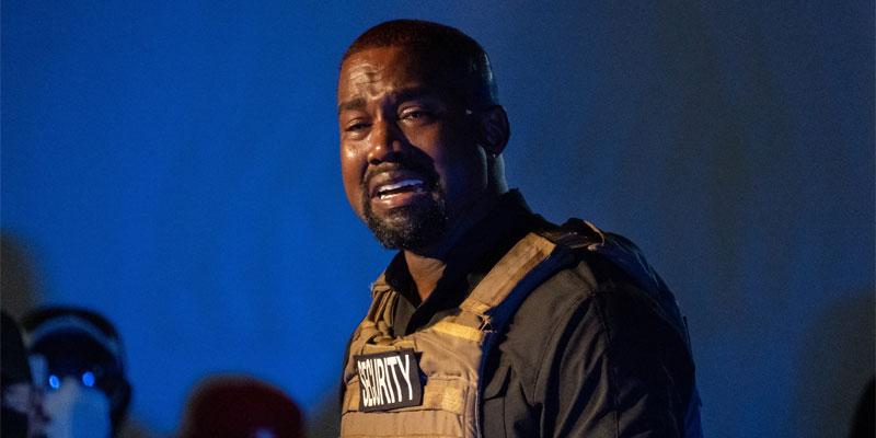 Kanye West Wearing Security Vest and Crying