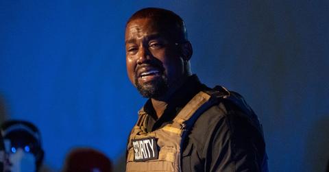 Kanye West Wearing Security Vest and Crying