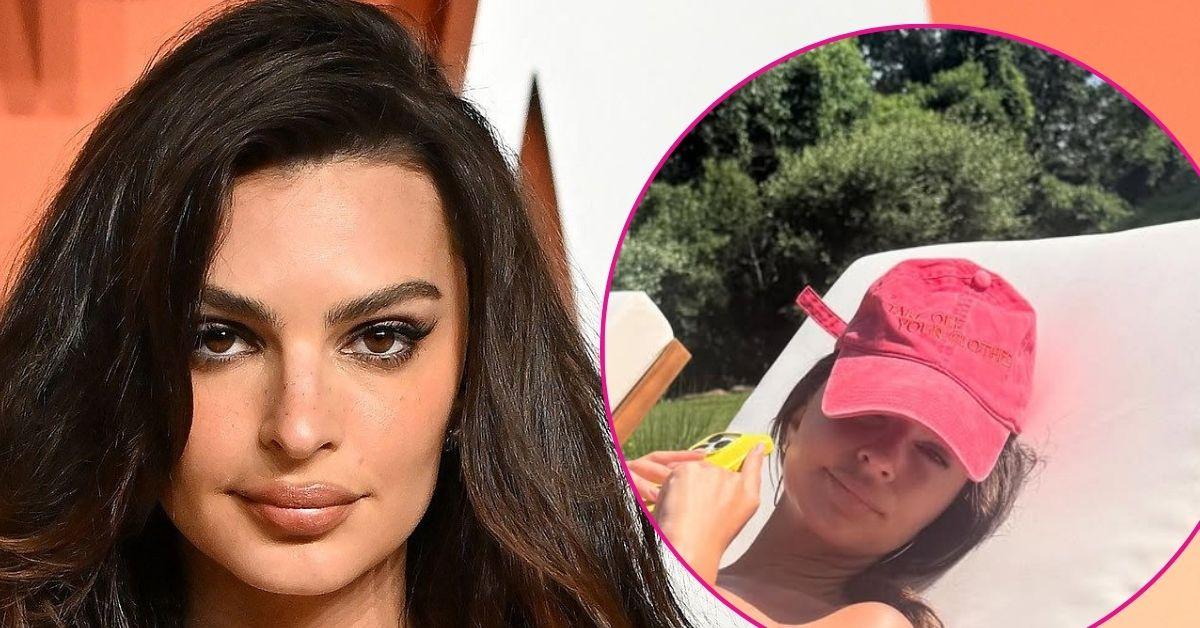 emily ratajkowski naked tanning