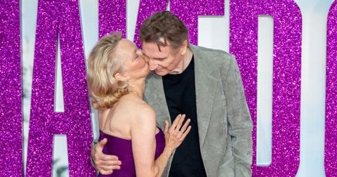Pamela Anderson & Liam Neeson Kiss at 'The Naked Gun' Premiere: Photos