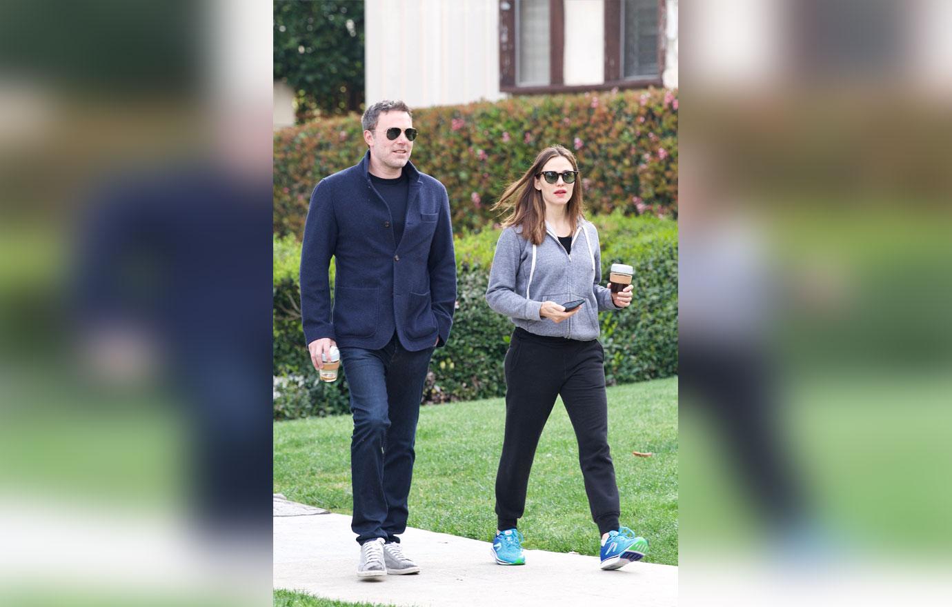 Ben Affleck Walking With Jennifer Garner