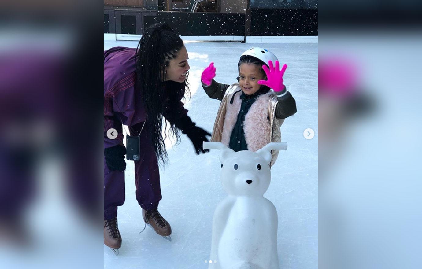 Ayesha Curry Shares Ice Skating Pics With Daughter Ryan To Instagram