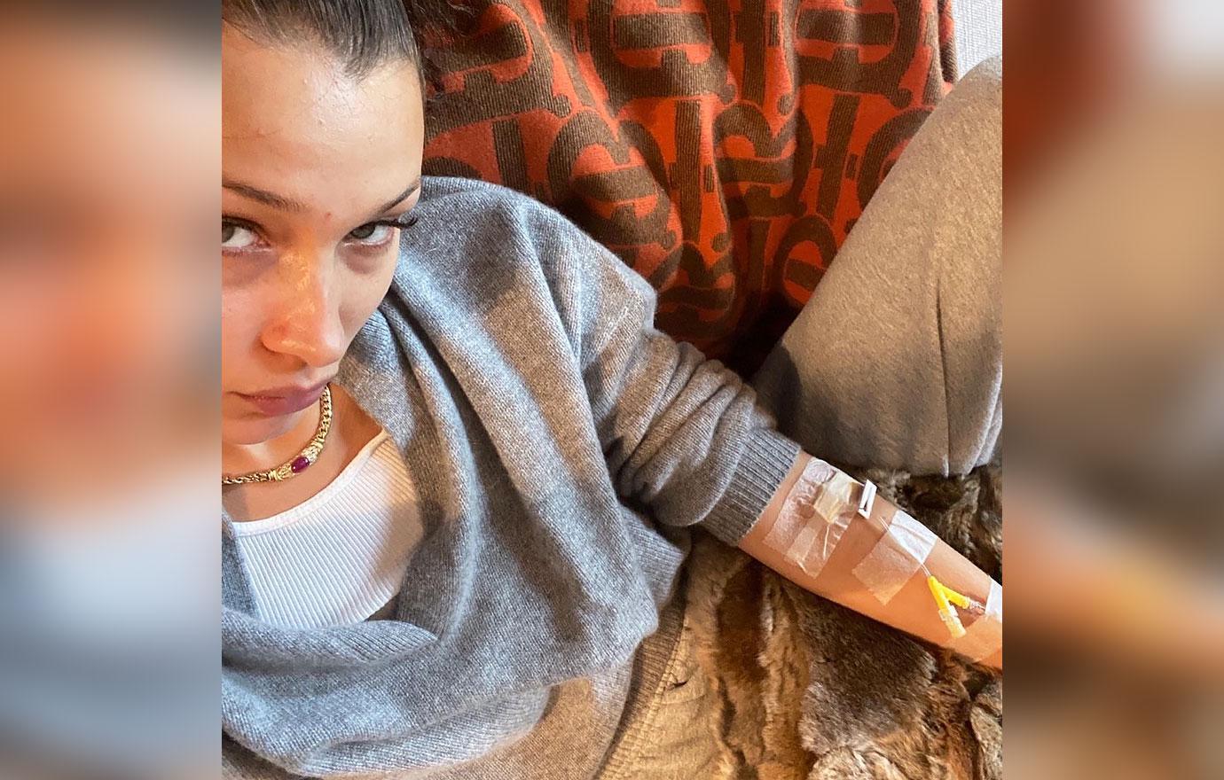 bella hadid shares rare crying selfies candidly talks about mental illness breakdowns ok