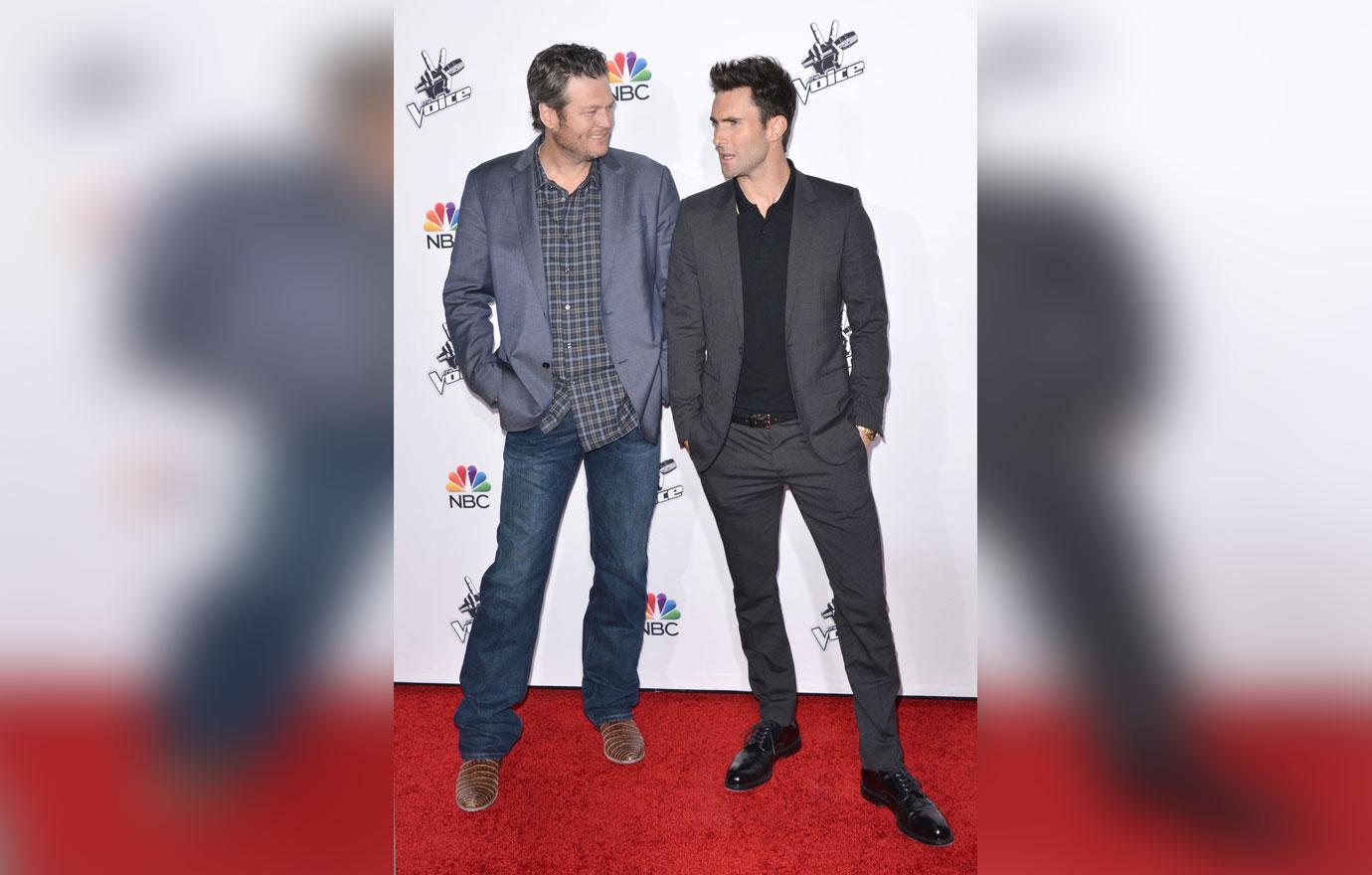 blake shelton adam levine