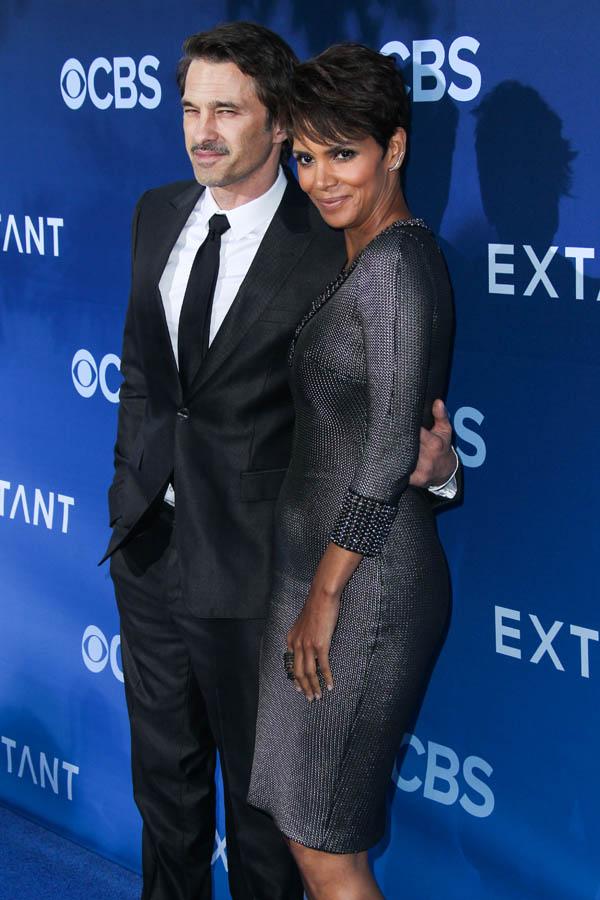 Olivier Martinez and Halle Berry arrive at the Los Angeles premiere of CBS Films&#8217; &#8216;Extant&#8217;