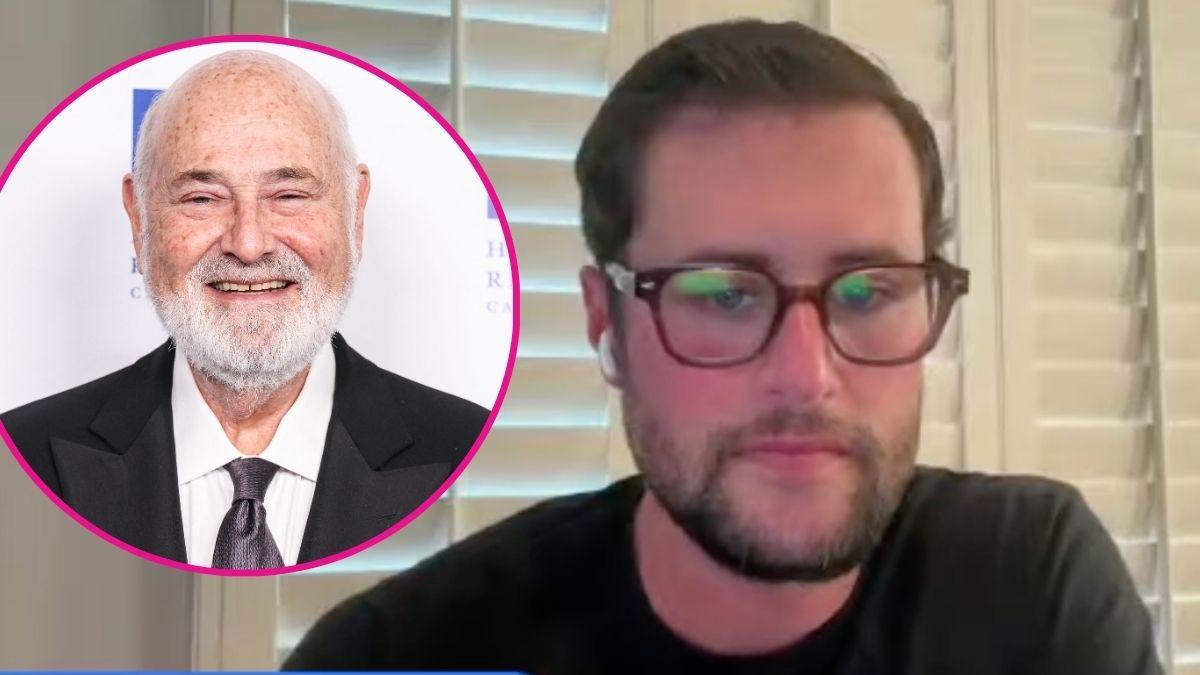 composite photo of rob reiner and son jake reiner
