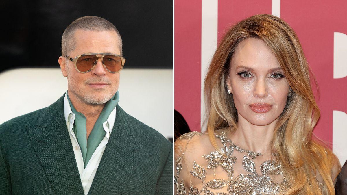 Composite photo of Brad Pitt and Angelina Jolie.