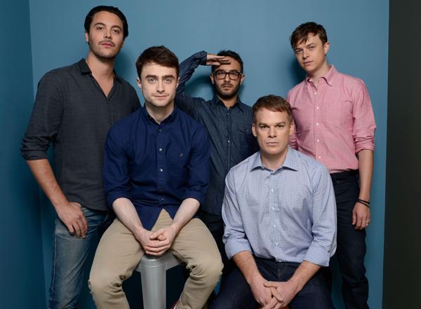 _Daniel Radcliffe, actor Jack Huston, director John Krokidas, actor Michael C. Hall and actor Dane DeHaan of &#8216;Kill Your Darlings&#8217;