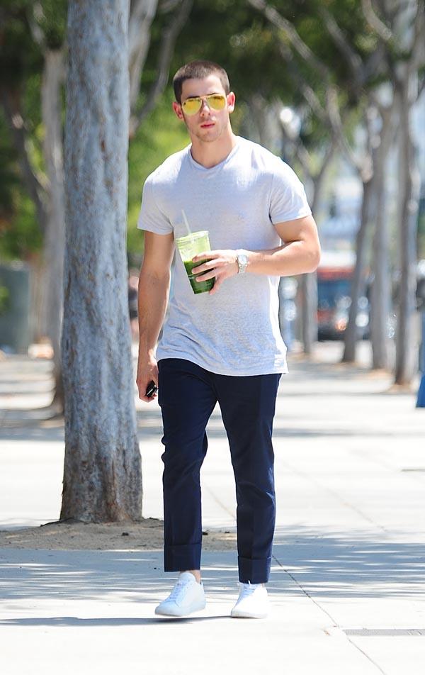 Nick Jonas spotted in West Hollywood, CA