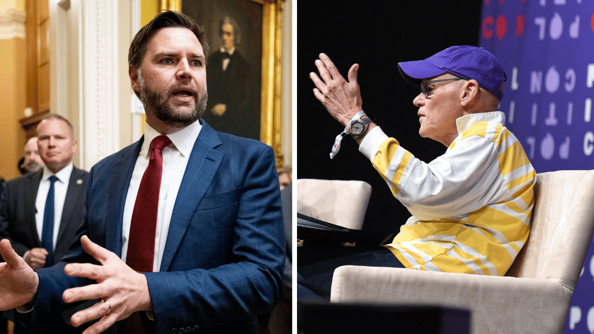 J.D. Vance ; James Carville