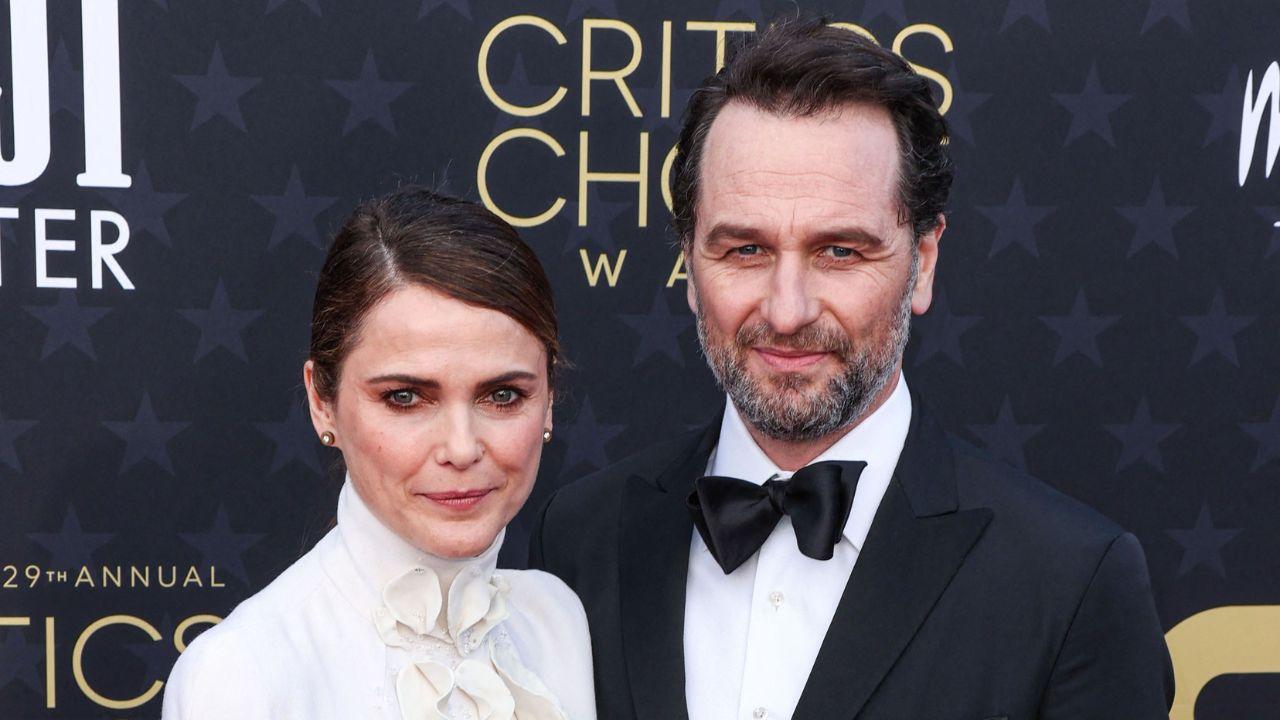 Image of Matthew and Keri reconnected a decade later after being cast on the FX drama "The Americans."