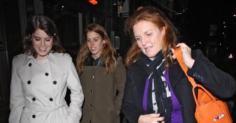 princess eugenie princess beatrice support sarah ferguson skin cancer diagnosis