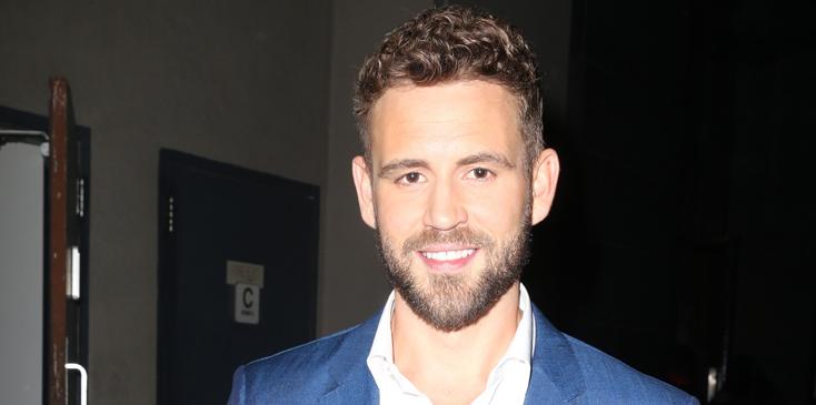 Handsome Bachelor Nick Viall flashes a smile as bright as his suit